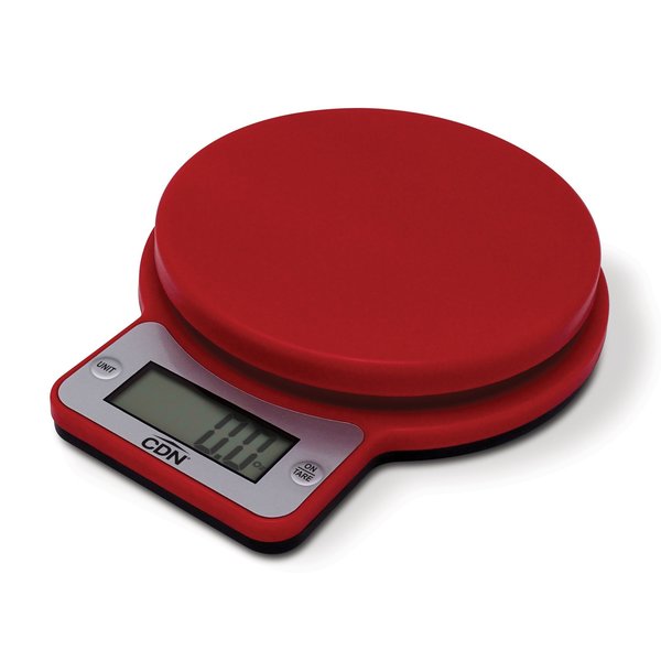 Cdn Digital Portion Control Scale, 6 lb - Red SD0602-R